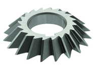 4 x 3/4 x 1-1/4 - HSS - 45 Degree - Right Hand Single Angle Milling Cutter - 20T - TiN Coated - Top Tool & Supply