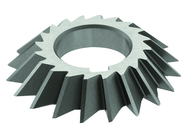 6 x 1 x 1-1/4 - HSS - 60 Degree - Right Hand Single Angle Milling Cutter - 24T - TiAlN Coated - Top Tool & Supply