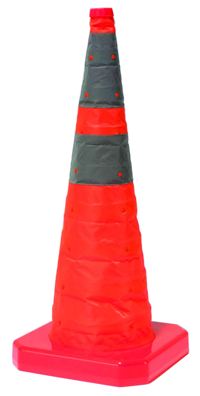 28" Reflective Pop Up Traffic Cone - Top Tool & Supply