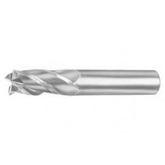 2mm Dia. x 50mm Overall Length 3-Flute Square End Solid Carbide SE End Mill-Round Shank-Center Cut-AlTiN - Top Tool & Supply