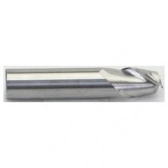 1/2" Dia. - 2-1/2" OAL -  Carbide for Aluminum ALU-S-45°-HPStub End Mill - 2 FL - Top Tool & Supply