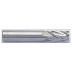 3/8 Dia. x 2-1/2 Overall Length 4-Flute Square End Solid Carbide SE End Mill-Round Shank-Center Cut-AlTiN - Top Tool & Supply