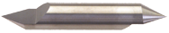 3/16" x 7/16" Split Length - DE - 60°Pt - Carbide Engraving Blank - Top Tool & Supply