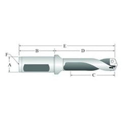 60712S-075F Spade Drill Holder - Top Tool & Supply