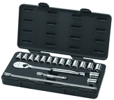 18PC 1/2" DRIVE METRIC SOCKET SET - Top Tool & Supply