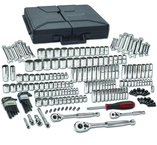 216PC 1/4" 3/8" AND 1/2" DR 6 AND - Top Tool & Supply