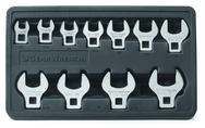 11PC CROWFOOT DR NON-RATCHETING - Top Tool & Supply