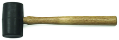 16 OZ RUBBER MALLET WOOD - Top Tool & Supply