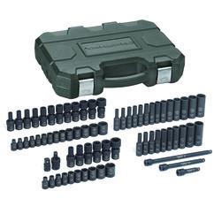 71PC IMPACT SKT SET SAE/METRIC 1/4" - Top Tool & Supply