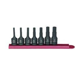 7PC IMPACT HEX SKT SET SAE 3/8" DR - Top Tool & Supply