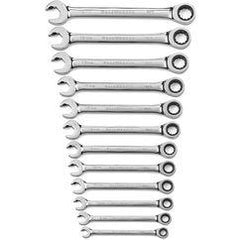 12PC OPEN END RATCHETING WRENCH SET - Top Tool & Supply