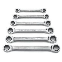 6PC DBL BOX RATCHETING WRENCH SET - Top Tool & Supply