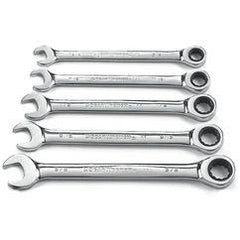5PC COMBINATION RATCHETING WRENCH - Top Tool & Supply