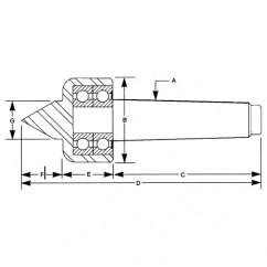 5MT Triple Bearing Standard - Live Center - Top Tool & Supply