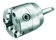 Self-Centering Chuck with Taper SH - 6" 5 MT Mount; 3-Jaw - Top Tool & Supply