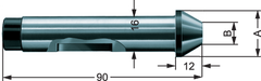 .630" Dia. - Series 680-40 - Center for Face Driver - Top Tool & Supply