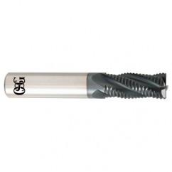 1/2" Dia. - 3" OAL - TiALN CBD - Square End Roughing End Mill - 4 FL - Top Tool & Supply