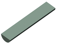 3mm x 57mm - Half Round Carbide Blank - Top Tool & Supply