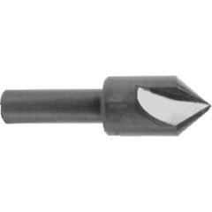 1/2″ Cutting Dia. 3/8″Shank Dia, 3 Flute, 82 Degrees, HSS Countersink Series/List #1750 - Exact Industrial Supply