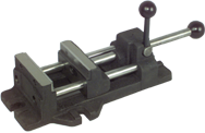 Quick-Set Adjustable Drill Press Vise - 3" Jaw Width - Top Tool & Supply