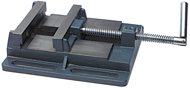 Drill Press Vise with Slotted Base - 6" Jaw Width - Top Tool & Supply