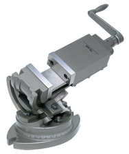 3-Axis Precision Tilting Vise 5" Jaw Width, 1-3/4" Depth - Top Tool & Supply