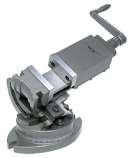 3-Axis Precision Tilting Vise 6" Jaw Width, 1-3/4" Depth - Top Tool & Supply