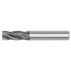 7/32x1/4x7/16x2 4FL Square Carbide End Mill-Round Shank-TIALN - Top Tool & Supply