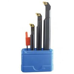 Set of 3 Boring Bars - Includes 1 of Each: A06JSTFCR2, A08KSTFCR2, A10MSTFCR2 - Top Tool & Supply