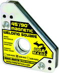 Magnetic Welding Square - Covered Heavy Duty - 3-3/4 x 3/4 x 4-3/8'' (L x W x H) - 75 lbs Holding Capacity - Top Tool & Supply