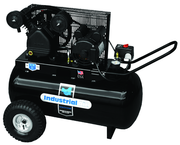 20 Gal. Single Stage Air Compressor, Horizontal, Cast Iron, 135 PSI - Top Tool & Supply