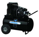 20 Gal. Single Stage Air Compressor, Horizontal, Portable, 155 PSI - Top Tool & Supply