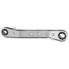 ‎Proto Offset Double Box Reversible Ratcheting Wrench 1/4″ × 5/16″ - 6 Point - Top Tool & Supply