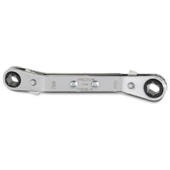 ‎Proto Offset Double Box Reversible Ratcheting Wrench 7 × 8 mm - 6 Point - Top Tool & Supply