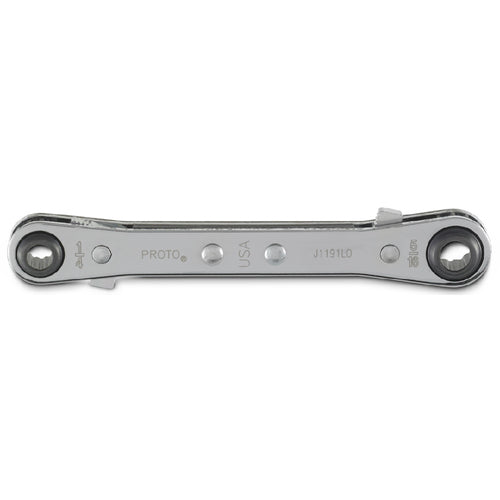 ‎Proto Double Box Reversible Ratcheting Wrench 1/4″ × 5/16″ - 12 Point - Top Tool & Supply