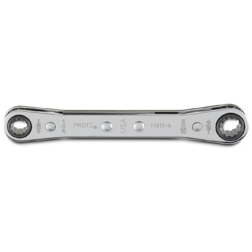 ‎Proto Double Box Ratcheting Wrench 1/4″ × 5/16″ - 12 Point - Top Tool & Supply