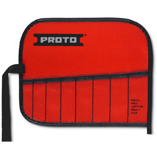 Proto Red Canvas 8-Pocket Tool Roll - Top Tool & Supply