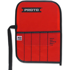 Proto Red Canvas 5-Pocket Tool Roll - Top Tool & Supply