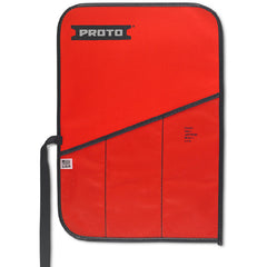 Proto Red Canvas 3-Pocket Tool Roll - Top Tool & Supply