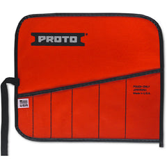 Proto Red Canvas 6-Pocket Tool Roll - Top Tool & Supply