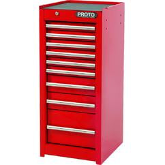 Proto® 440SS Side Cabinet - 9 Drawer, Black - Top Tool & Supply