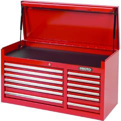 Proto® 440SS 41" Top Chest - 12 Drawer, Black - Top Tool & Supply