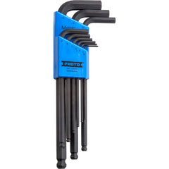 Proto 9 Piece Round Head Hex Key Set - Metric - Exact Industrial Supply