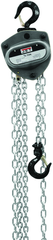 L-100-150WO-15, 1-1/2 Ton Hand Chain Hoist with 15' Lift & Overload Protection - Top Tool & Supply