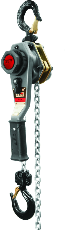 JLH Series 1 Ton Lever Hoist, 5' Lift with Overload Protection - Top Tool & Supply