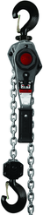 JLH Series 1-1/2 Ton Lever Hoist, 10' Lift with Overload Protection & Shipyard Hooks - Top Tool & Supply