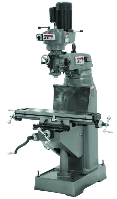 JVM-836-3 Mill With 3-Axis ACU-RITE 200S DRO (Knee) With X and Y-Axis Powerfeeds - Top Tool & Supply