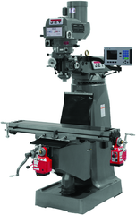 JTM-4VS-1 Mill With 3-Axis ACU-RITE 200S DRO (Quill) With X and Y-Axis Powerfeeds - Top Tool & Supply