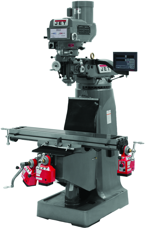 JTM-1 Mill With X and Y-Axis Powerfeeds - Top Tool & Supply