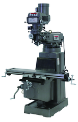 JTM-1050 Mill With 3-Axis ACU-RITE 200S DRO (Quill) and X-Axis Powerfeed - Top Tool & Supply